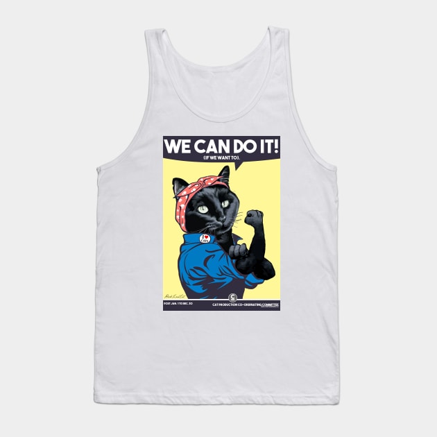 Rosie the Catster Tank Top by darklordpug